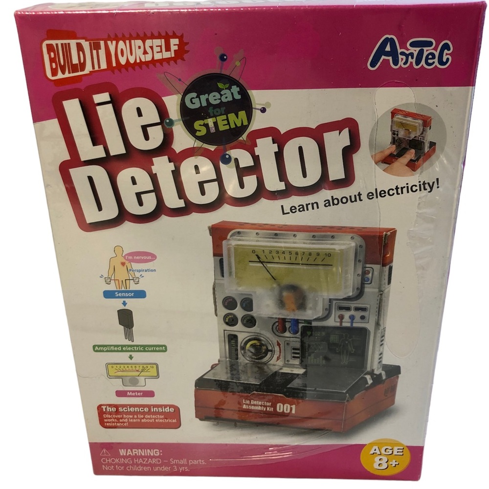 Build It Yourself Lie Detector Kit , Learn About Electricity Artec 8+
